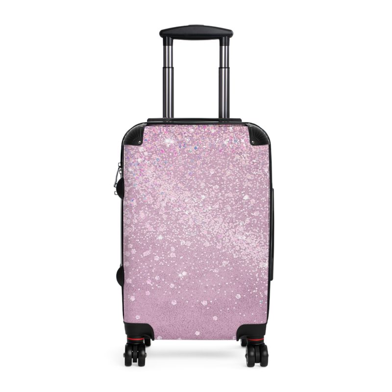 Glitter Suitcase - A glamorous travel essential that sparkles with style.