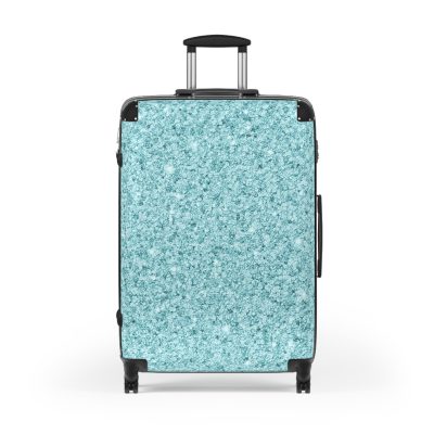 Glitter Suitcase - A glamorous travel essential that sparkles with style.