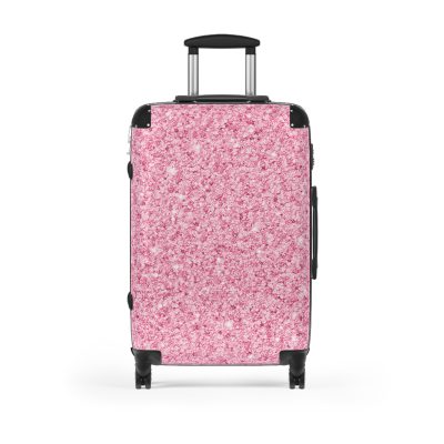 Glitter Suitcase - A glamorous travel essential that sparkles with style.