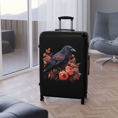 Gothic Suitcase - Elegantly dark travel luggage, perfect for Gothic enthusiasts and style connoisseurs.