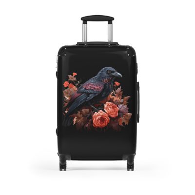 Gothic Suitcase - Elegantly dark travel luggage, perfect for Gothic enthusiasts and style connoisseurs.