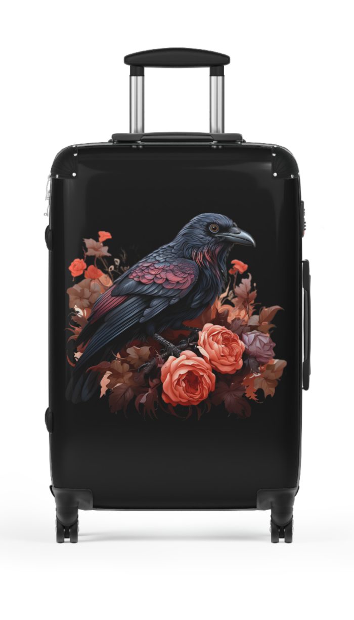 Gothic Suitcase - Elegantly dark travel luggage, perfect for Gothic enthusiasts and style connoisseurs.