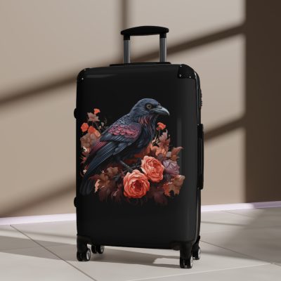 Gothic Suitcase - Elegantly dark travel luggage, perfect for Gothic enthusiasts and style connoisseurs.