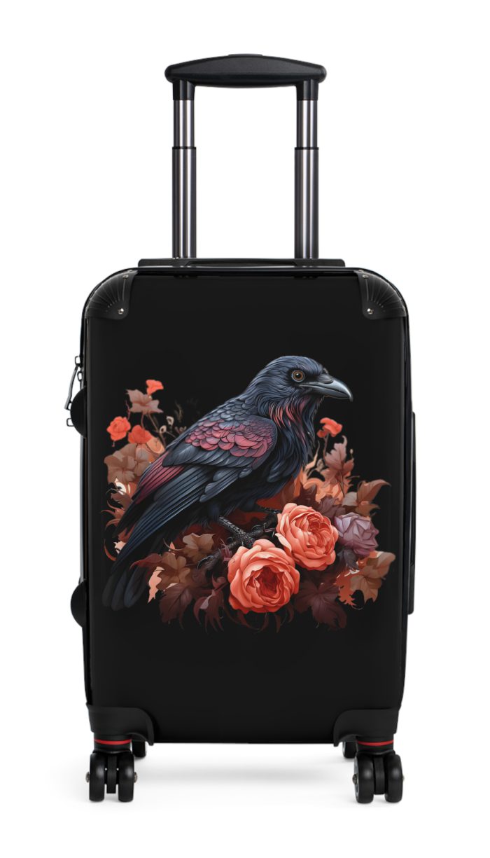 Gothic Suitcase - Elegantly dark travel luggage, perfect for Gothic enthusiasts and style connoisseurs.