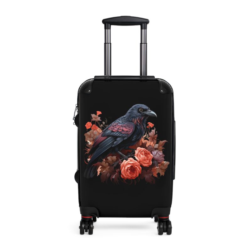 Gothic Suitcase - Elegantly dark travel luggage, perfect for Gothic enthusiasts and style connoisseurs.