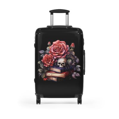 Gothic Suitcase - Elegantly dark travel luggage, perfect for Gothic enthusiasts and style connoisseurs.