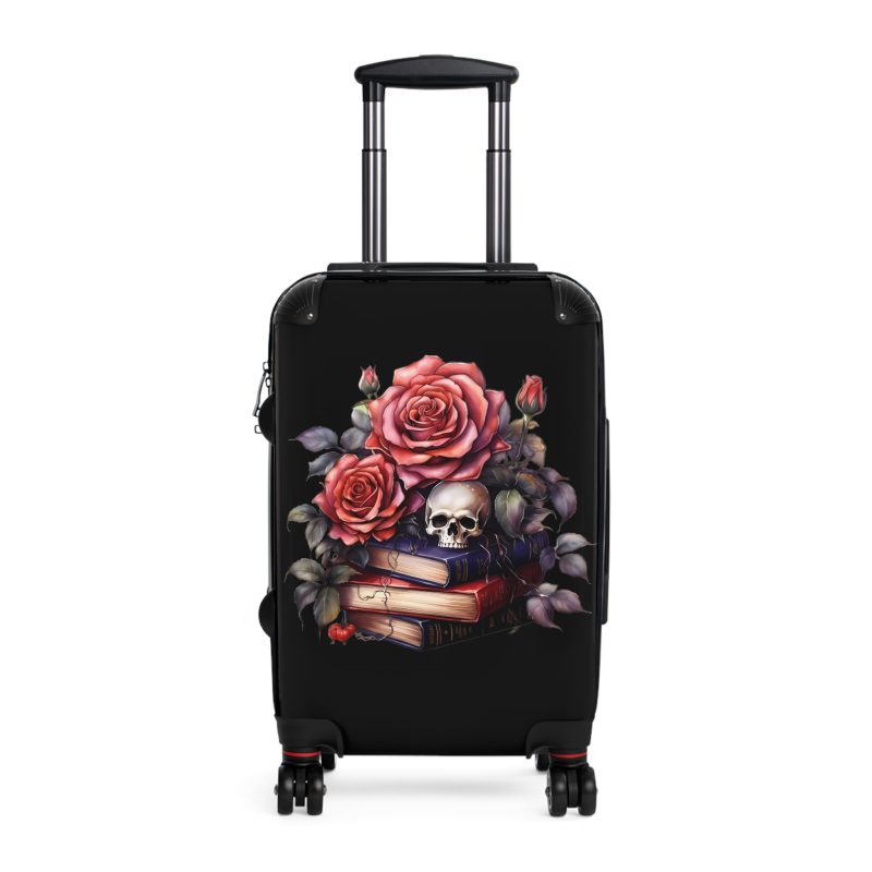 Gothic Suitcase - Elegantly dark travel luggage, perfect for Gothic enthusiasts and style connoisseurs.