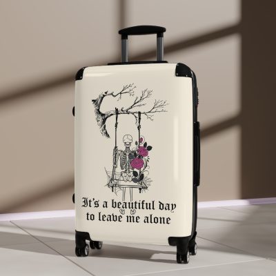 Gothic Style Suitcase - A perfect blend of elegance and darkness, catering to Gothic style enthusiasts and the unique at heart.