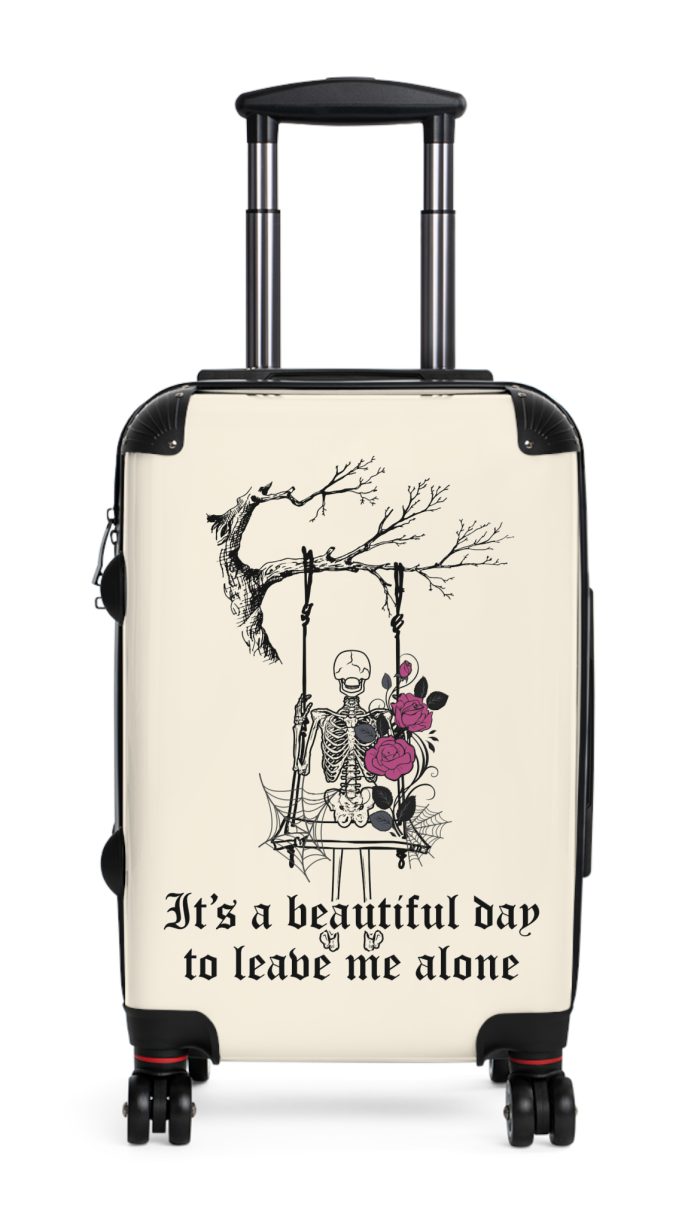 Gothic Style Suitcase - A perfect blend of elegance and darkness, catering to Gothic style enthusiasts and the unique at heart.