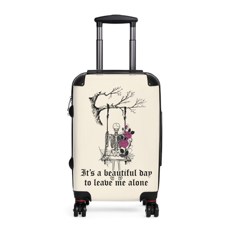 Gothic Style Suitcase - A perfect blend of elegance and darkness, catering to Gothic style enthusiasts and the unique at heart.