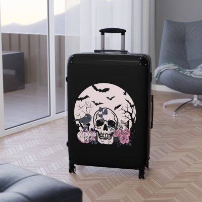 Gothic Style Suitcase - A perfect blend of elegance and darkness, catering to Gothic style enthusiasts and the unique at heart.