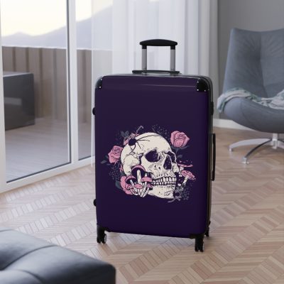 Gothic Style Suitcase - A perfect blend of elegance and darkness, catering to Gothic style enthusiasts and the unique at heart.