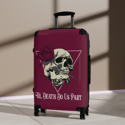 Gothic Style Suitcase - A perfect blend of elegance and darkness, catering to Gothic style enthusiasts and the unique at heart.