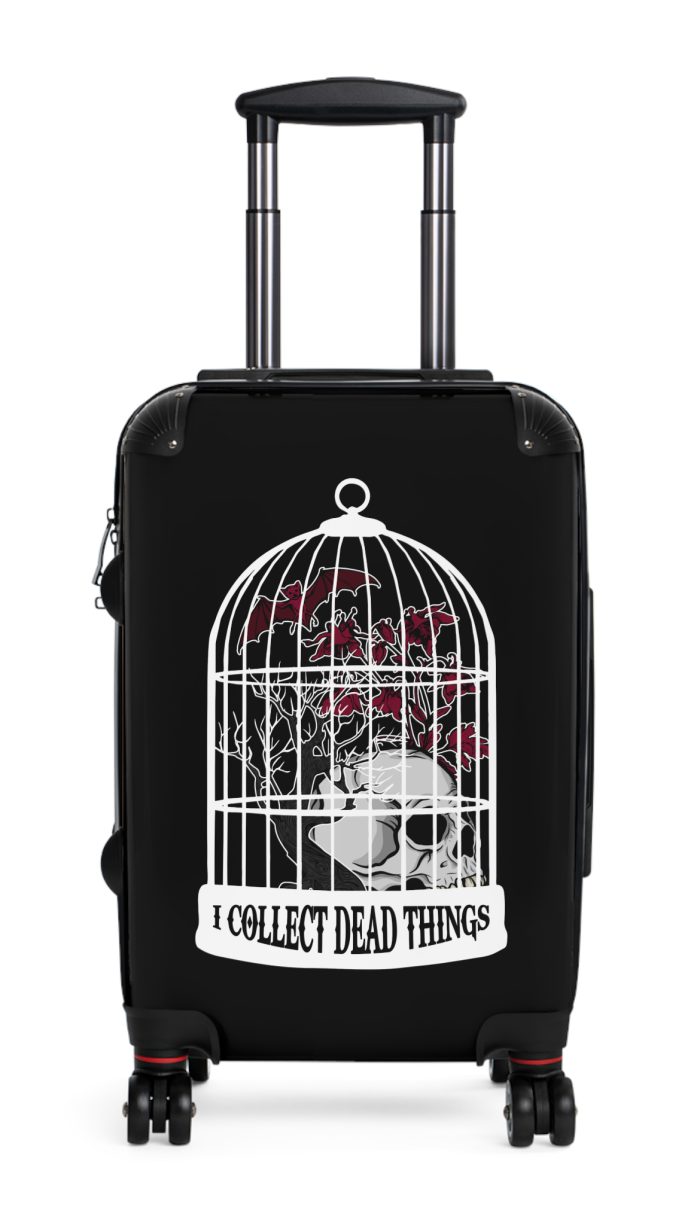 Gothic Style Suitcase - A perfect blend of elegance and darkness, catering to Gothic style enthusiasts and the unique at heart.