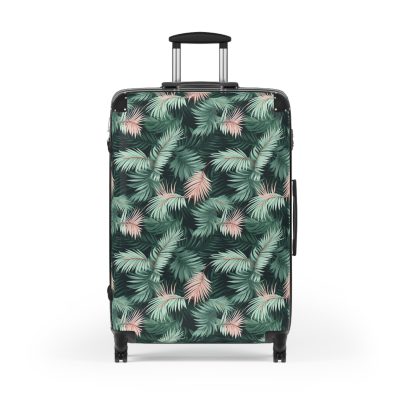 Tropical Floral Suitcase - Your vibrant travel companion for exploring tropical paradises and dream destinations.