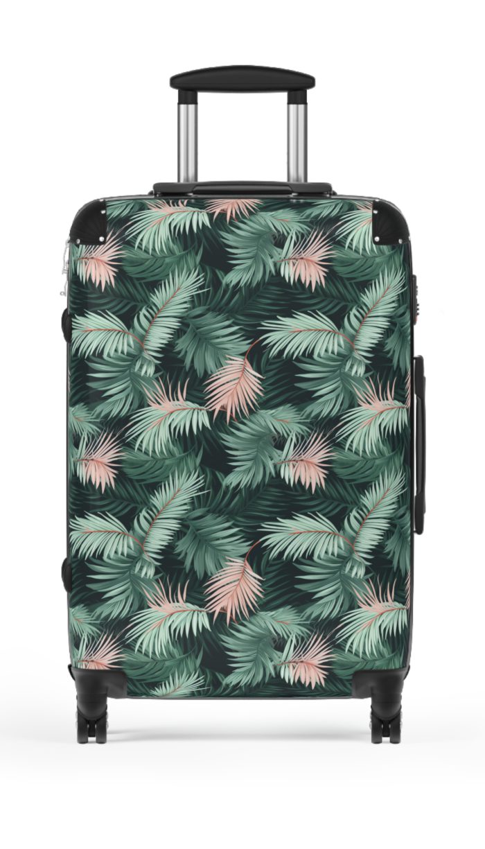 Tropical Floral Suitcase - Your vibrant travel companion for exploring tropical paradises and dream destinations.