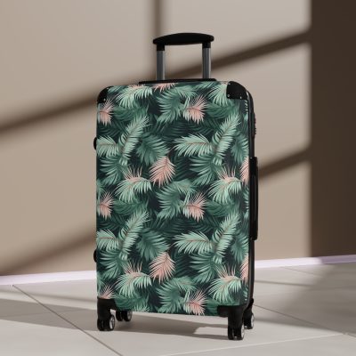 Tropical Floral Suitcase - Your vibrant travel companion for exploring tropical paradises and dream destinations.