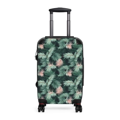 Tropical Floral Suitcase - Your vibrant travel companion for exploring tropical paradises and dream destinations.