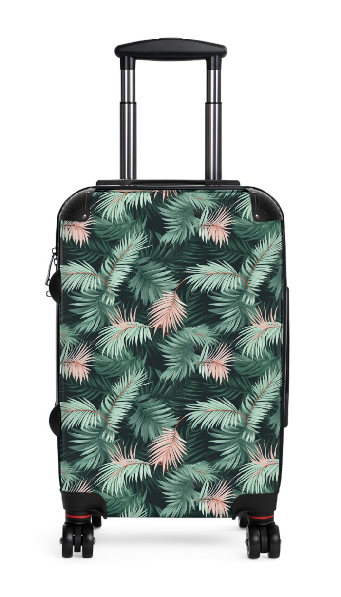 Tropical Floral Suitcase - Your vibrant travel companion for exploring tropical paradises and dream destinations.