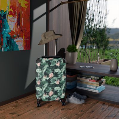 Tropical Floral Suitcase - Your vibrant travel companion for exploring tropical paradises and dream destinations.