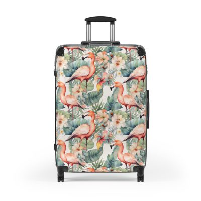 Flamingo Suitcase - A vibrant and stylish travel companion designed for the modern wanderer.