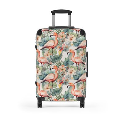 Flamingo Suitcase - A vibrant and stylish travel companion designed for the modern wanderer.