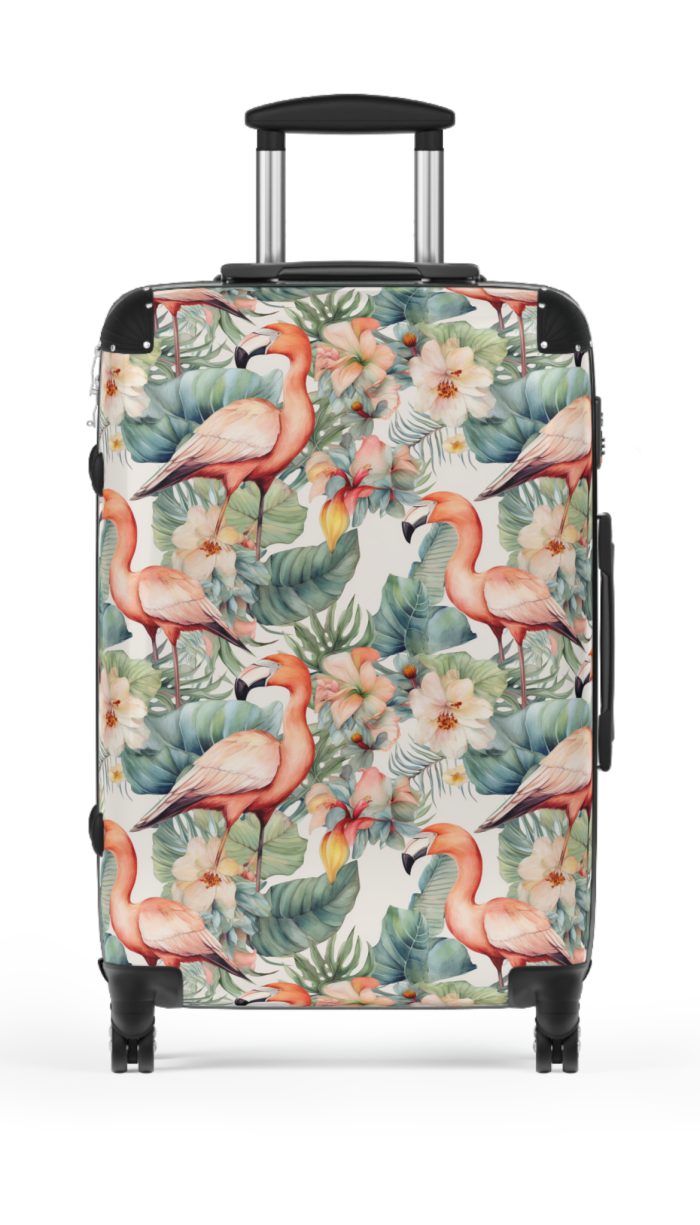 Flamingo Suitcase - A vibrant and stylish travel companion designed for the modern wanderer.