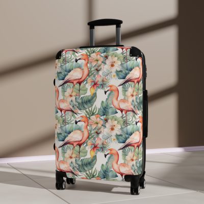 Flamingo Suitcase - A vibrant and stylish travel companion designed for the modern wanderer.