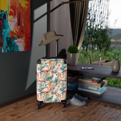 Flamingo Suitcase - A vibrant and stylish travel companion designed for the modern wanderer.