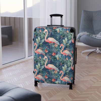 Flamingo Suitcase - A vibrant and stylish travel companion designed for the modern wanderer.