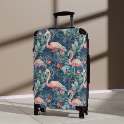 Flamingo Suitcase - A vibrant and stylish travel companion designed for the modern wanderer.