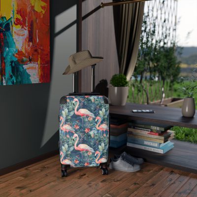 Flamingo Suitcase - A vibrant and stylish travel companion designed for the modern wanderer.