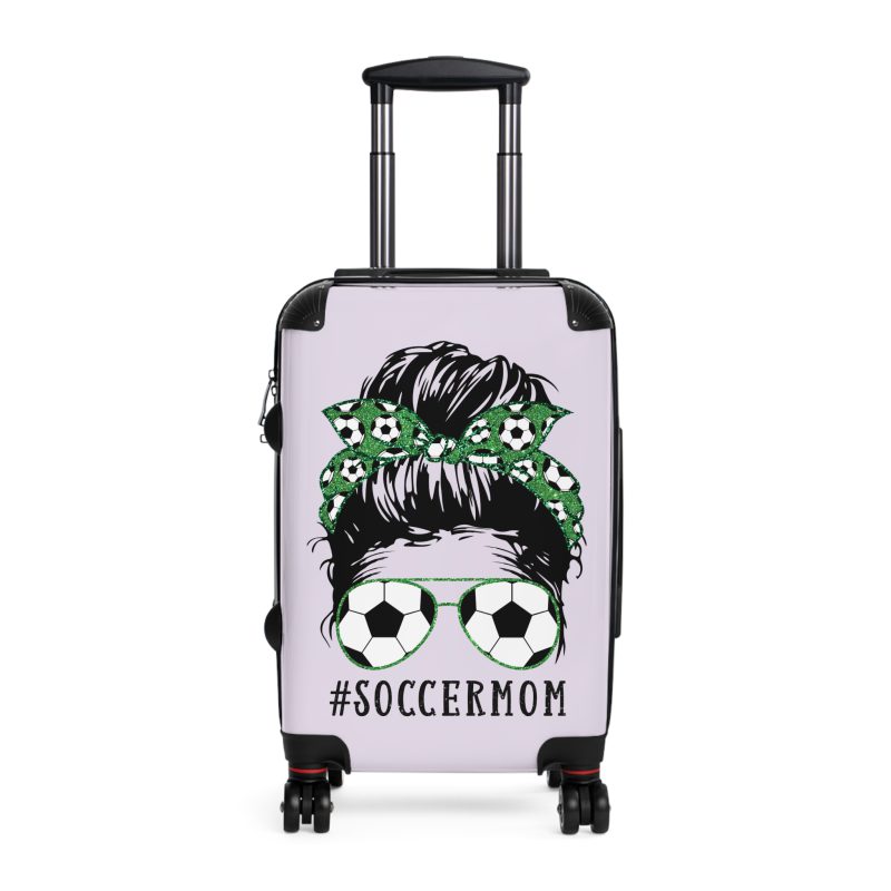 Soccer Mom Suitcase - A winning luggage choice for soccer-loving moms, featuring a stylish design that celebrates both the game and the journey.