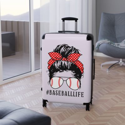 Baseball Life Suitcase - Your go-to travel companion for those who live and love the baseball lifestyle.