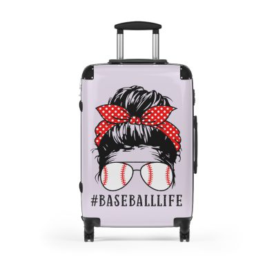 Baseball Life Suitcase - Your go-to travel companion for those who live and love the baseball lifestyle.