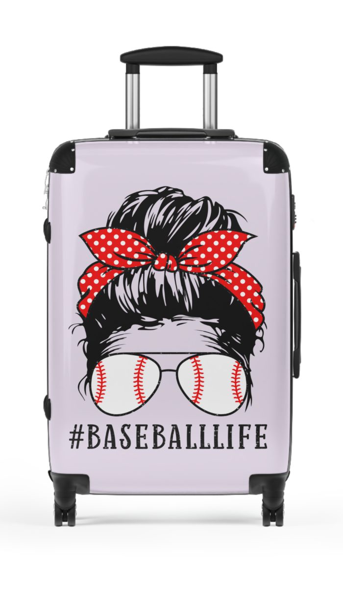 Baseball Life Suitcase - Your go-to travel companion for those who live and love the baseball lifestyle.