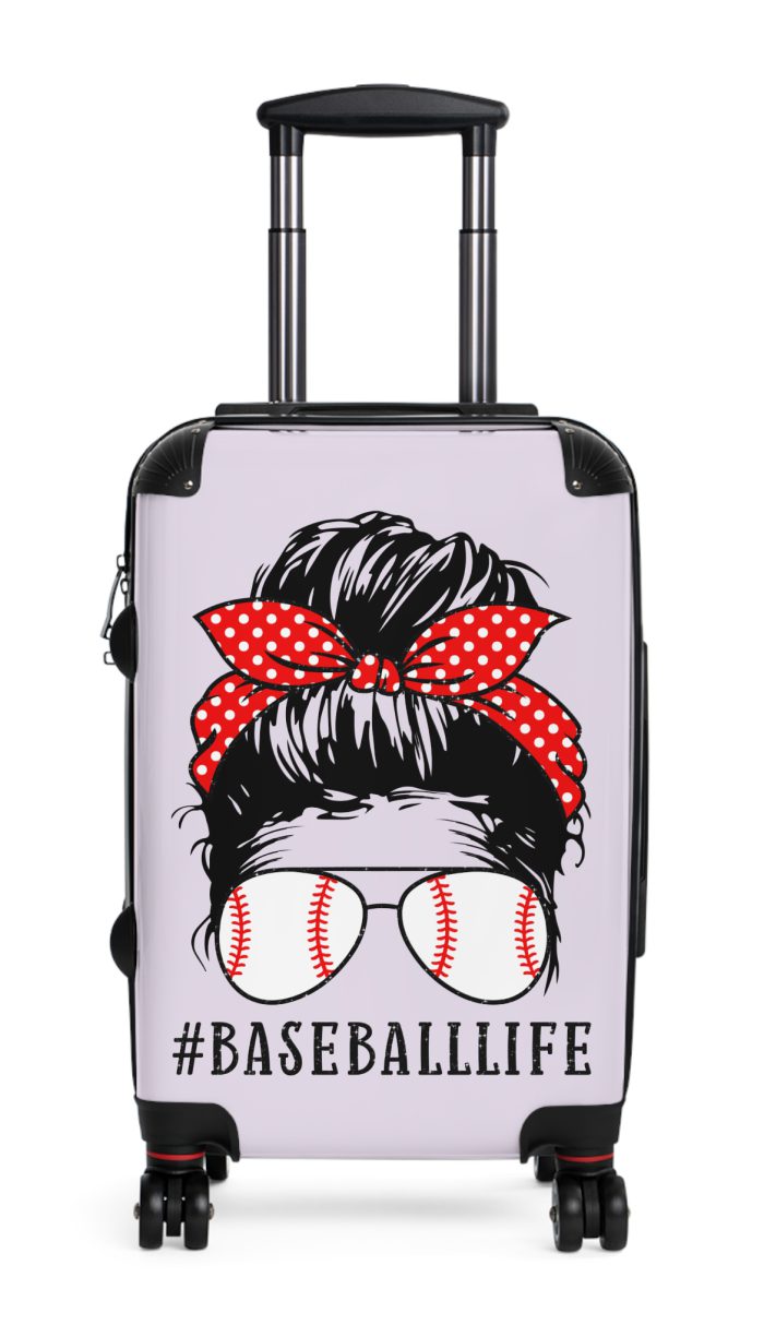 Baseball Life Suitcase - Your go-to travel companion for those who live and love the baseball lifestyle.