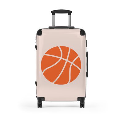 Basketball Suitcase - Durable, personalized luggage with a basketball-themed design, ideal for sports lovers who travel in style.