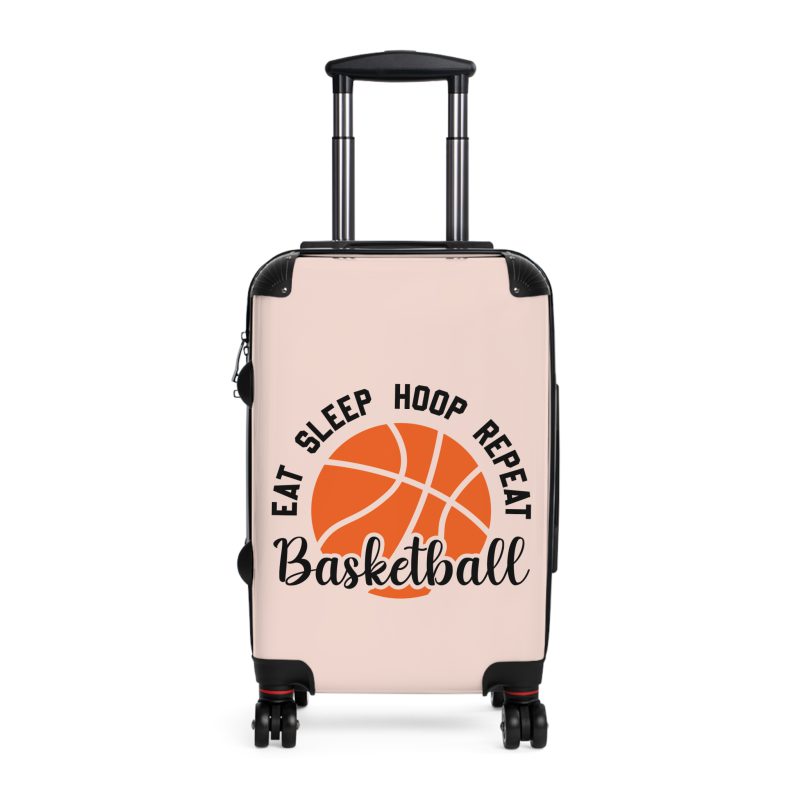 Basketball Suitcase - Durable, personalized luggage with a basketball-themed design, ideal for sports lovers who travel in style.