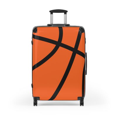 Basketball Suitcase - Durable, personalized luggage with a basketball-themed design, ideal for sports lovers who travel in style.