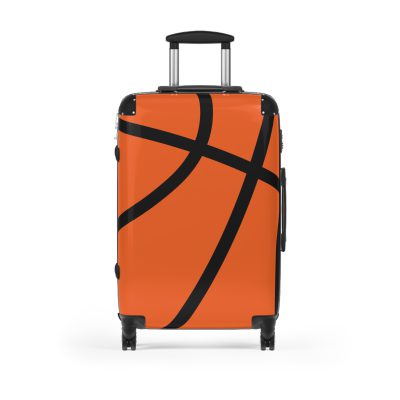 Basketball Suitcase - Durable, personalized luggage with a basketball-themed design, ideal for sports lovers who travel in style.