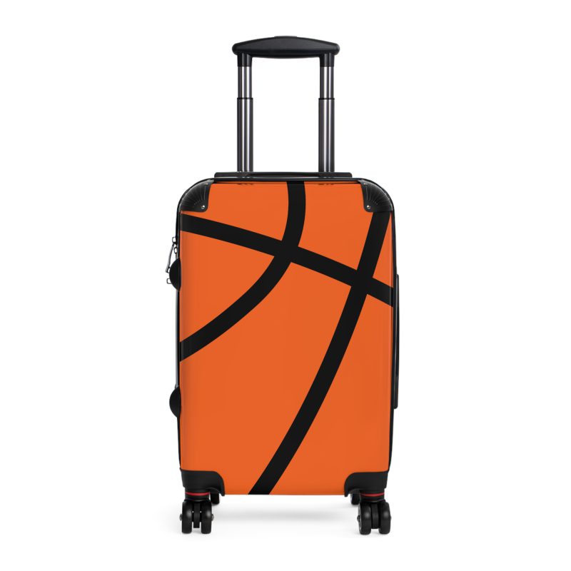 Basketball Suitcase - Durable, personalized luggage with a basketball-themed design, ideal for sports lovers who travel in style.