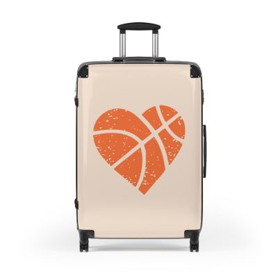 Basketball Suitcase - Durable, personalized luggage with a basketball-themed design, ideal for sports lovers who travel in style.