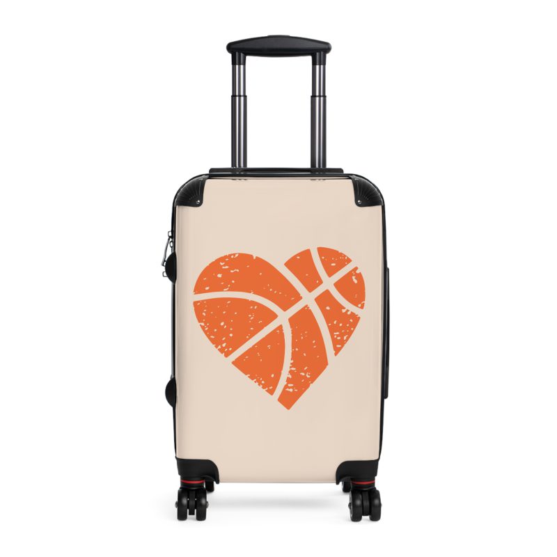 Basketball Suitcase - Durable, personalized luggage with a basketball-themed design, ideal for sports lovers who travel in style.