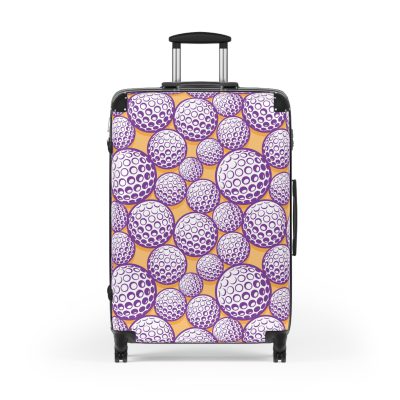 Golf Ball Suitcase - A stylish and sporty travel companion for golf enthusiasts who want to swing into their journeys.