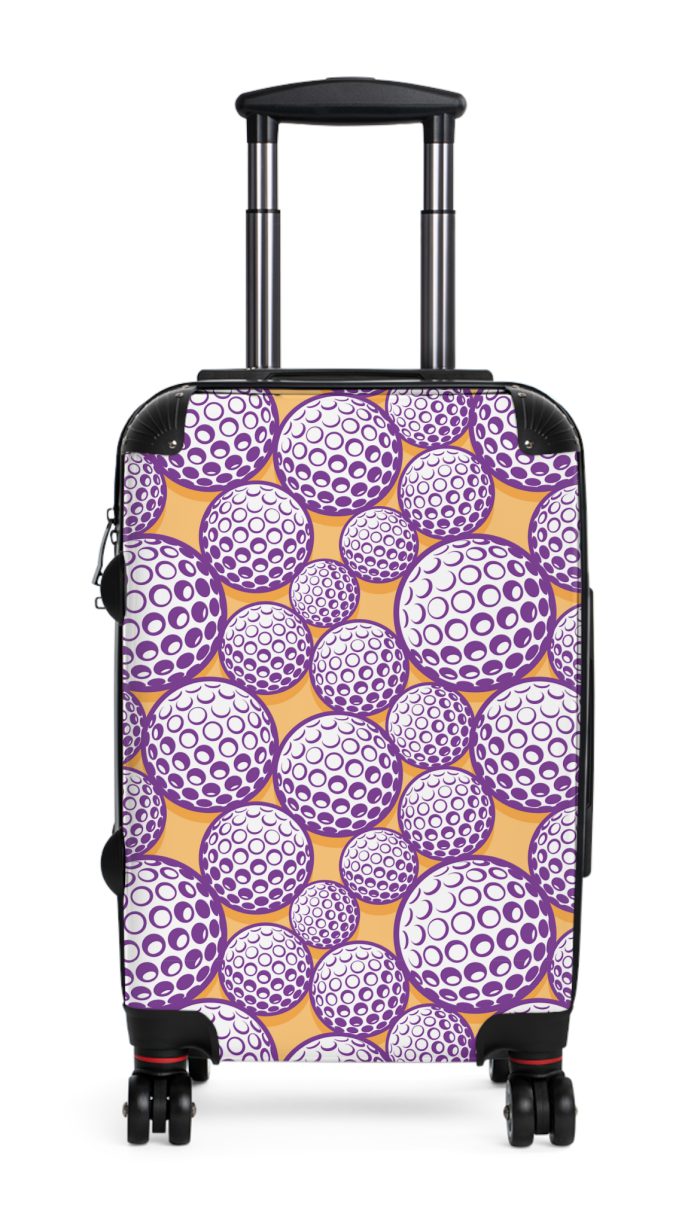 Golf Ball Suitcase - A stylish and sporty travel companion for golf enthusiasts who want to swing into their journeys.