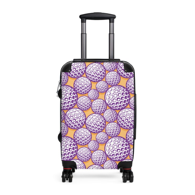 Golf Ball Suitcase - A stylish and sporty travel companion for golf enthusiasts who want to swing into their journeys.