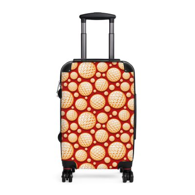 Golf Ball Suitcase - A stylish and sporty travel companion for golf enthusiasts who want to swing into their journeys.