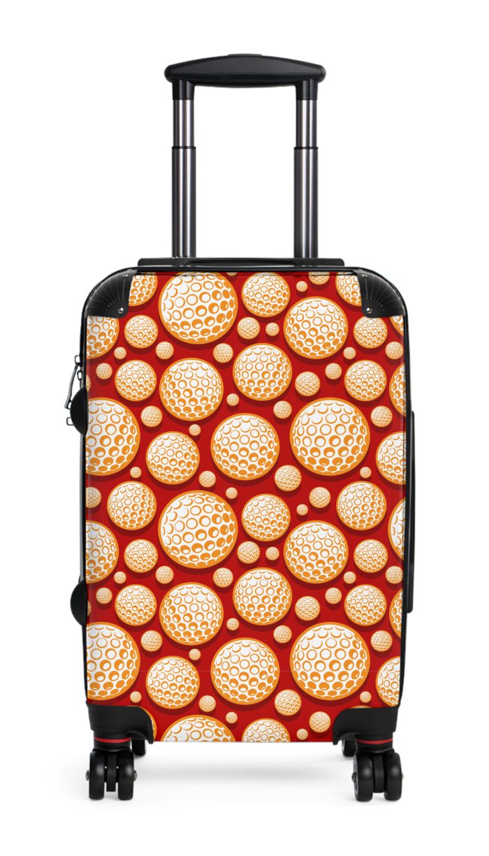 Golf Ball Suitcase - A stylish and sporty travel companion for golf enthusiasts who want to swing into their journeys.