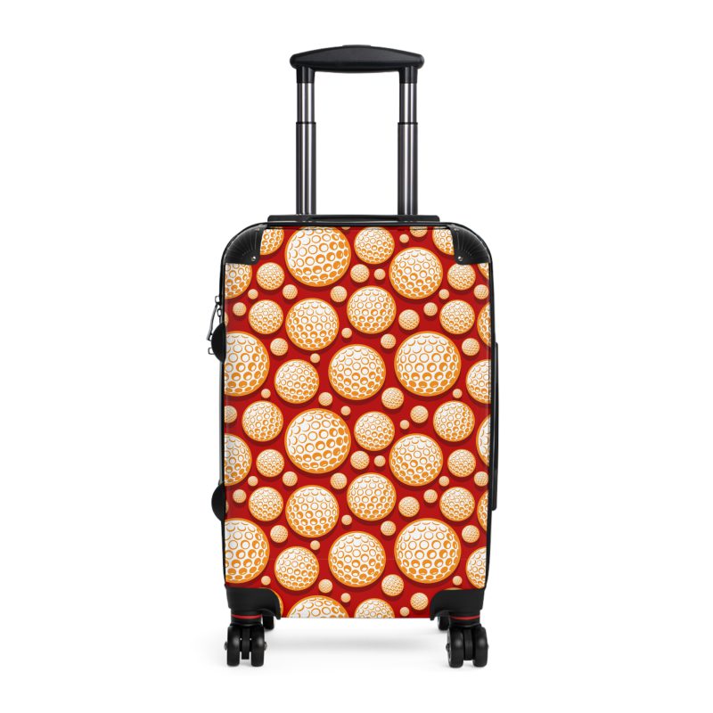 Golf Ball Suitcase - A stylish and sporty travel companion for golf enthusiasts who want to swing into their journeys.